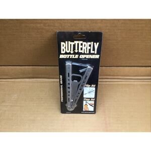 New Sealed Quick Flick Butterfly Bottle Opener Professional Grade Beer Bong